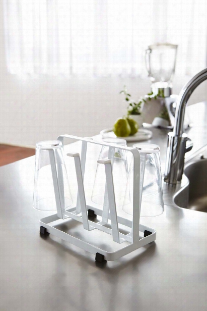 Tower Glass & Mug Stand In Various Colors Design By Yamazaki