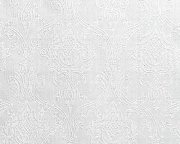 Traditional Damask Wallpaper In White Design By Bd Wall