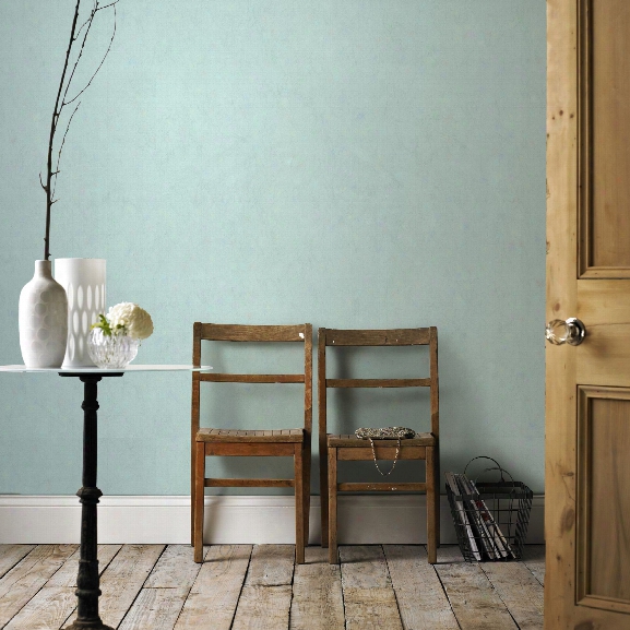 Tranquil Wallpaper In Aqua From The Pure Collection By Graham & Brown