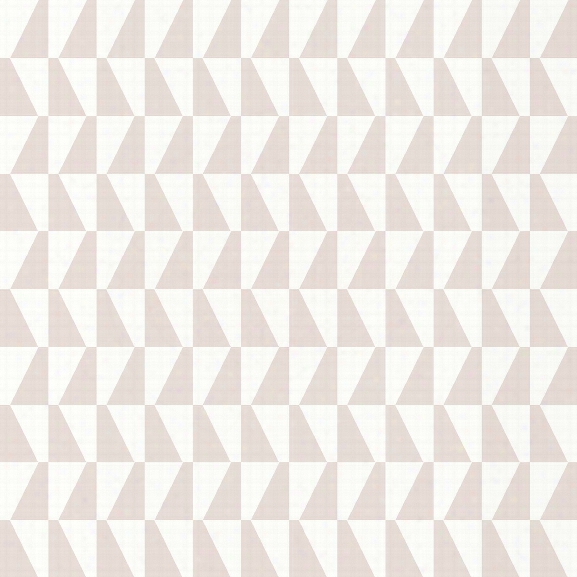 Trapez Blush Geometric Wallpaper From The Scandinavian Designers Ii Collection By Brewster