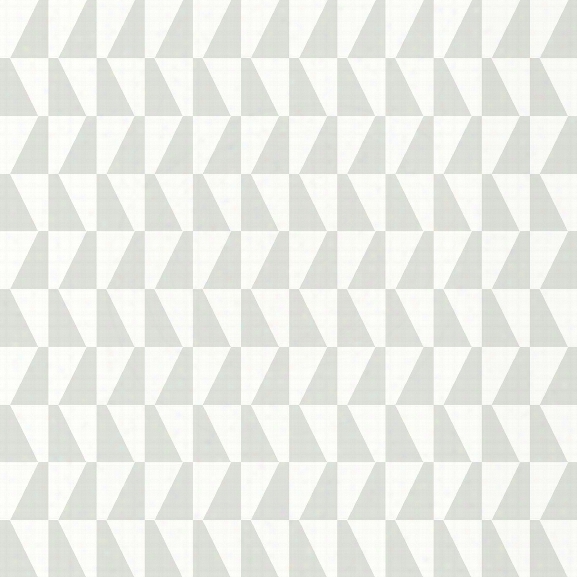 Trapez Light Green Geometric Wallpaper From The Scandinavian Designers Ii Collection By Brewster