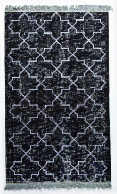 Trellis Rug In Black