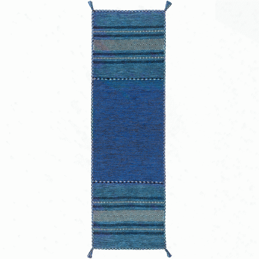 Trenza Rug In Navy & Dark Blue Design By Surya