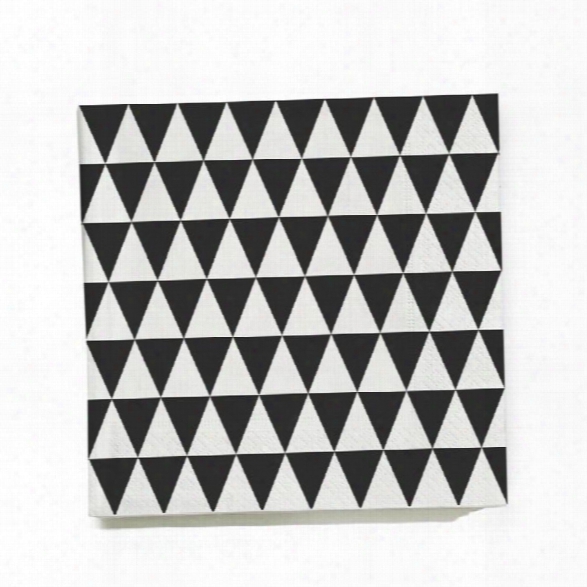 Triangle Napkin In Black Design By Ferm Living