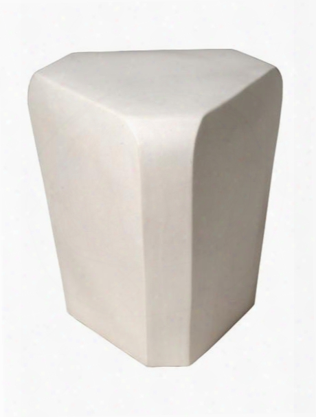 Triangle Stool In White Design By Emissary