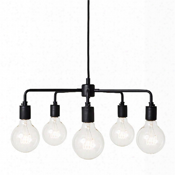 Tribeca Leonard Chandelier In Black Design By Menu