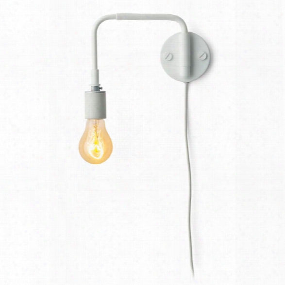 Tribeca Staple Wall Lamp In White Design By Menu