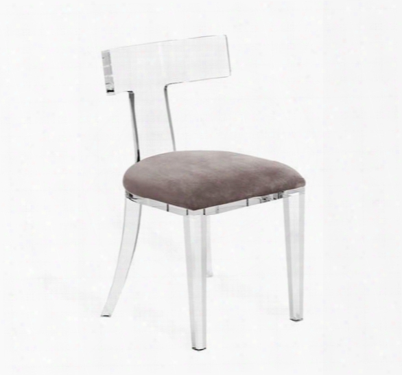 Tristan Acrylic Klismos Chair Design By Interlude Home
