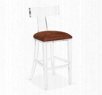 Tristan Klismos Coffee Hide Bar Stool Design By Interlude Home