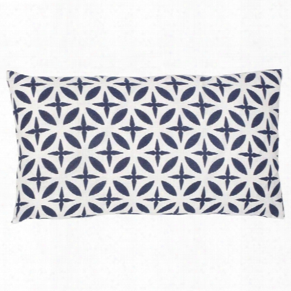 Troy Navy Lumbar Pillow Design By Allem Studio