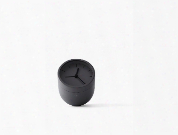 Tumbler Alarm Clock In Carbon Design By Menu