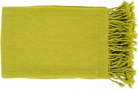 Turner Throw Blankets In Lime Color By Surya