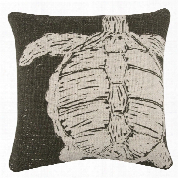 Turtle Sketch Grain Sack Pillow Design By Thomas Paul