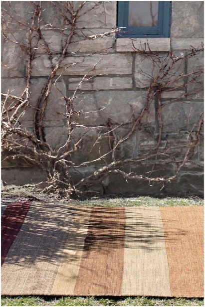 Tweed Stripe Wool Woven Rug Design By Dash & Albert