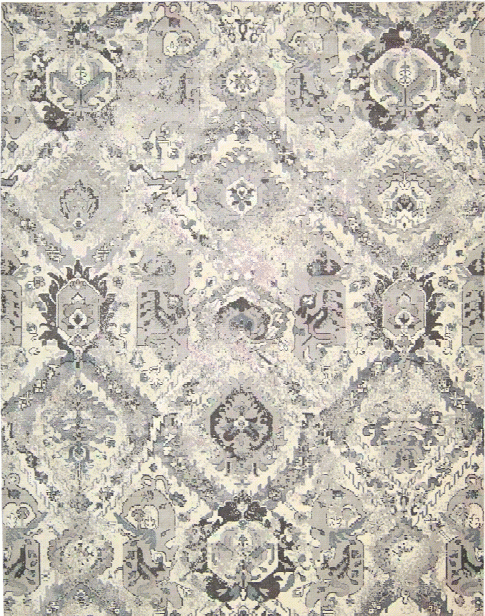 Twilight Rug In Ivory & Grey Design By Nourison