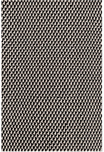 Two-tone Rope Black & Ivory Indoor/outdoor Rug Design By Dash & Albert