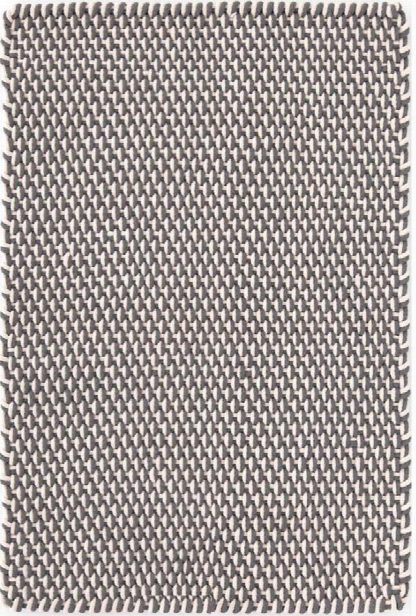 Two-tone Rope Graphite & Ivory Indoor/outdoor Rug Design By Dash & Albert