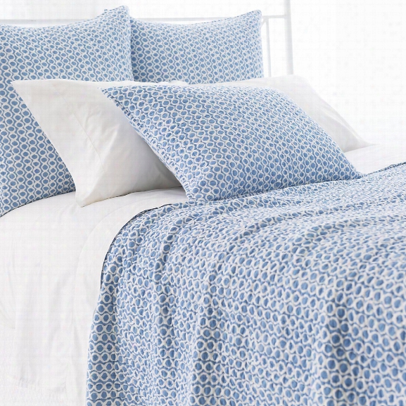 Tyler French Blue Quilted Bedding Design By Pine Cone Hill