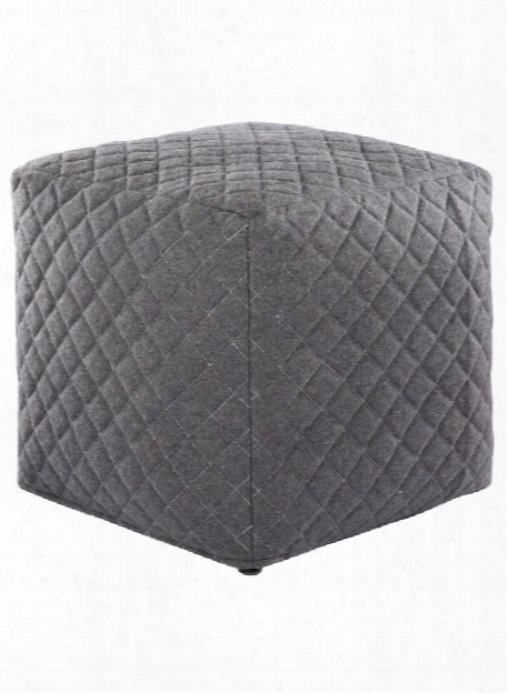 Ultra Pouf In Neutral Gray Design By Jaipur