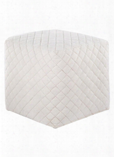 Ultra Pouf In Turtle Dove Design By Jaipur