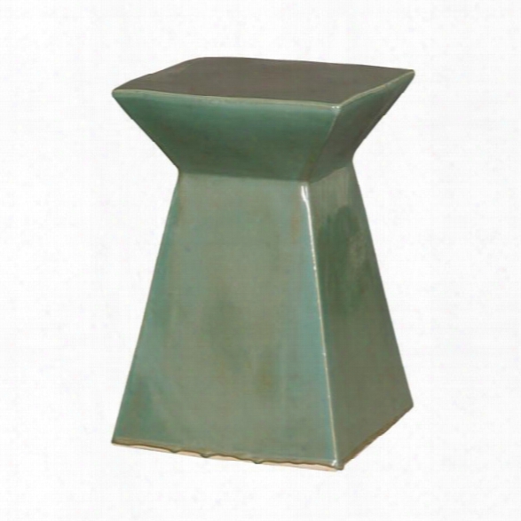 Upright Garden Stool In Green Design By Emissary