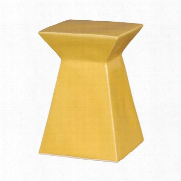 Upright Garden Stool In Sun Yellow Design By Emissary