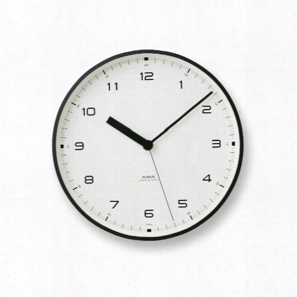 Urban Wall Clock In Black Design By Lemnos