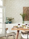 Valdivian Wallpaper in Silver from the Ashford Whites Collection by York Wallcoverings