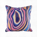 Vibrant Agate Pillow w/ Goose Down Insert design by Lazy Susan