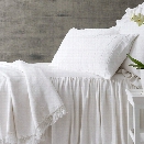 Wilton White Cotton Bedspread design by Pine Cone Hill