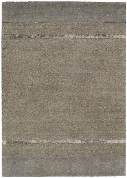 Vale Wool And Viscose Area Rug In Graphite Design By Calvin Klein Home