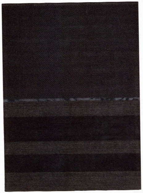 Vale Wool And Viscose Area Rug In Onyx Design By Calvin Klein Home