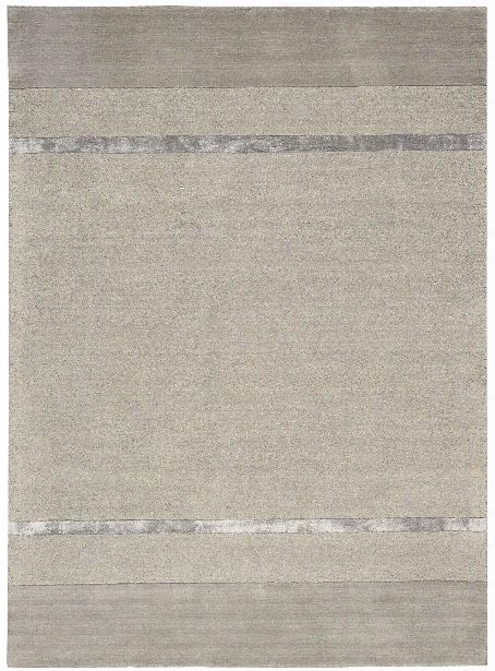 Vale Wool And Viscose Area Rug In Zinc Design By Calvin Klein Home