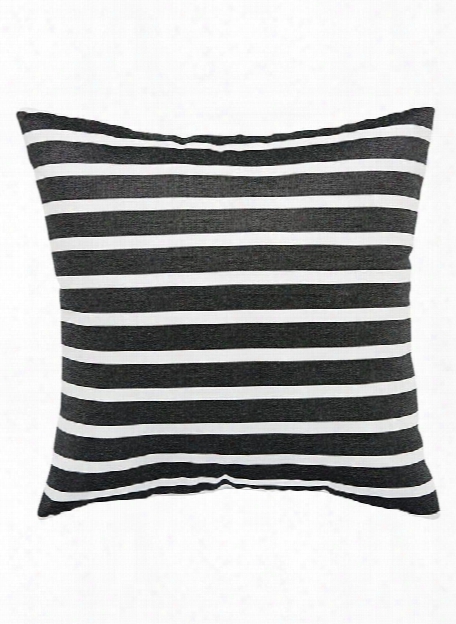 Veranda Pillow In Peat & Blanc De Blanc Design By Jaipur