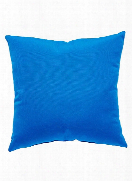 Veranda Pillow In Snorkel Blue Design By Jaipur