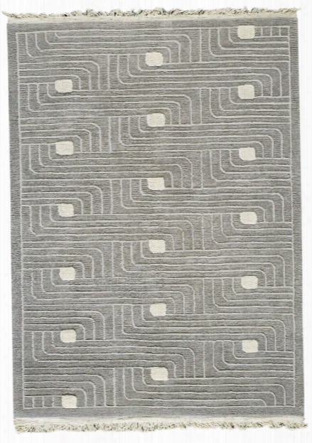 Verona Collection Hand Woven Wool And Viscose Area Rug In Grey Design By Mat The Basics