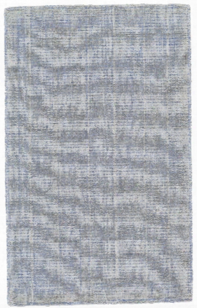 Vibrant Collection Hand Loomed Cotton & Art Silk Area Rug In Azure Design By Bd Fine