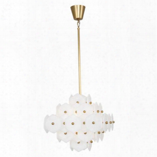 Vienna Small Chandelier In Antique Brass Design By Jonathan Adler