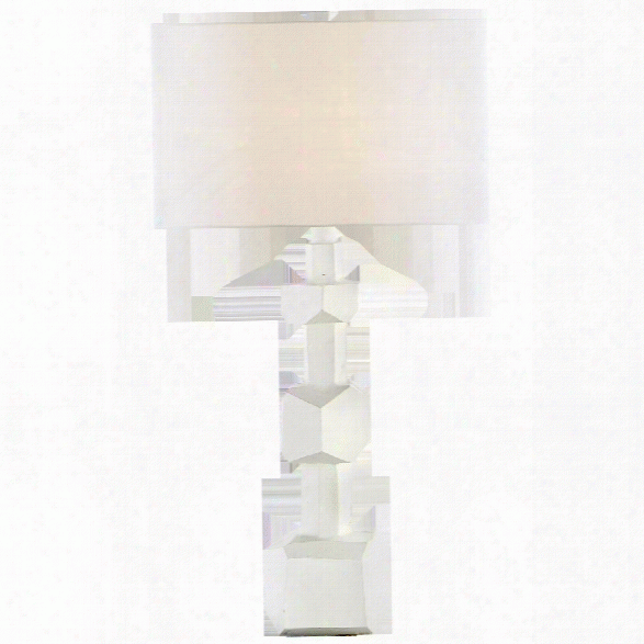 Vienne Medium Buffet Lamp In Various Finishes W/ Linen Shade Design By Suzanne Kasler