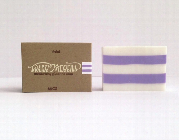 Violet Glycerine Soap Design By Wary Meyers