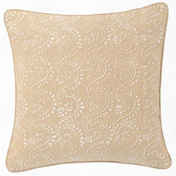 Vita Linen Semolina Decorative Pillow Design By Luxe