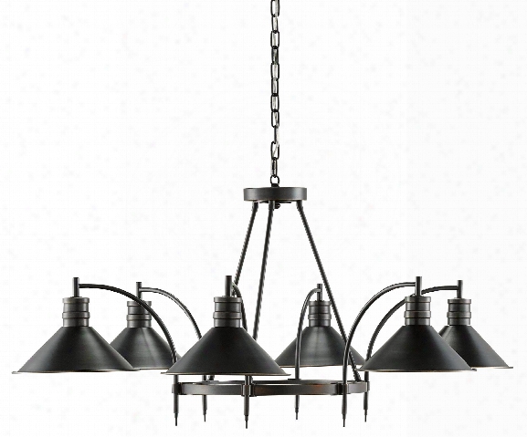 Vito Chandelier In Black Design By Currey & Company