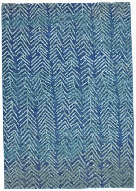 Watercolor Collection Power Loomed Polypropylene Area Rug In Pacific Design By Bd Fine