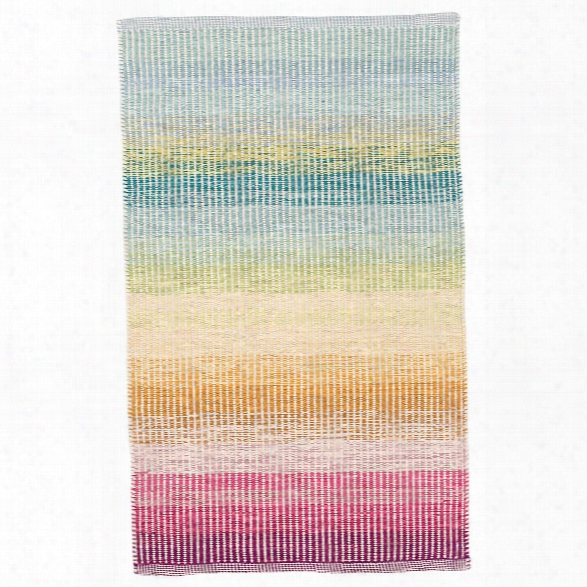 Watercolor Horizon Woven Cotton Rug Design By Dash & Albert