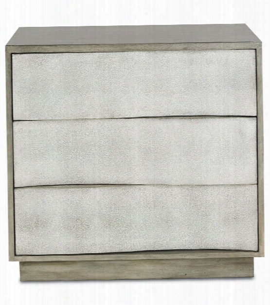 Wave Three Drawer Chest Design By Currey & Company