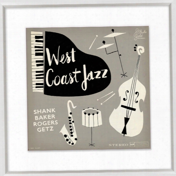 West Coast Jazz Vinyl Wall Art Design By Kate Spade