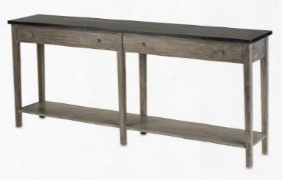 W Estrow Console, Large- Currey & Company