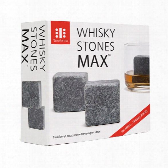 Whiskey Rocks Max Set Of 2 Whiskey Stones Design By Teroforma