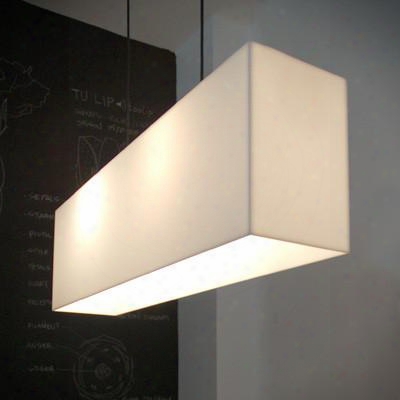 White Acrylic Hanging Lamp Design By Gus Modern