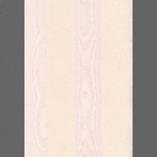 White & Pink Moire Striped Velvet Flocked Wallpaper Design By Burke Decor